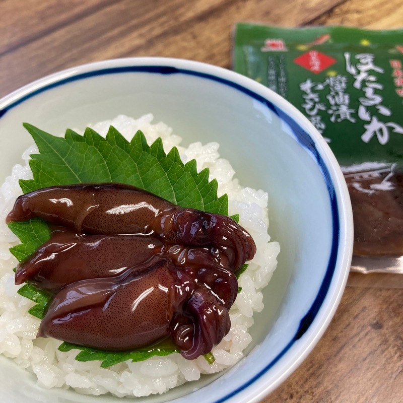 ほたるいか醤油漬わさび風味100ｇ(HW-P)