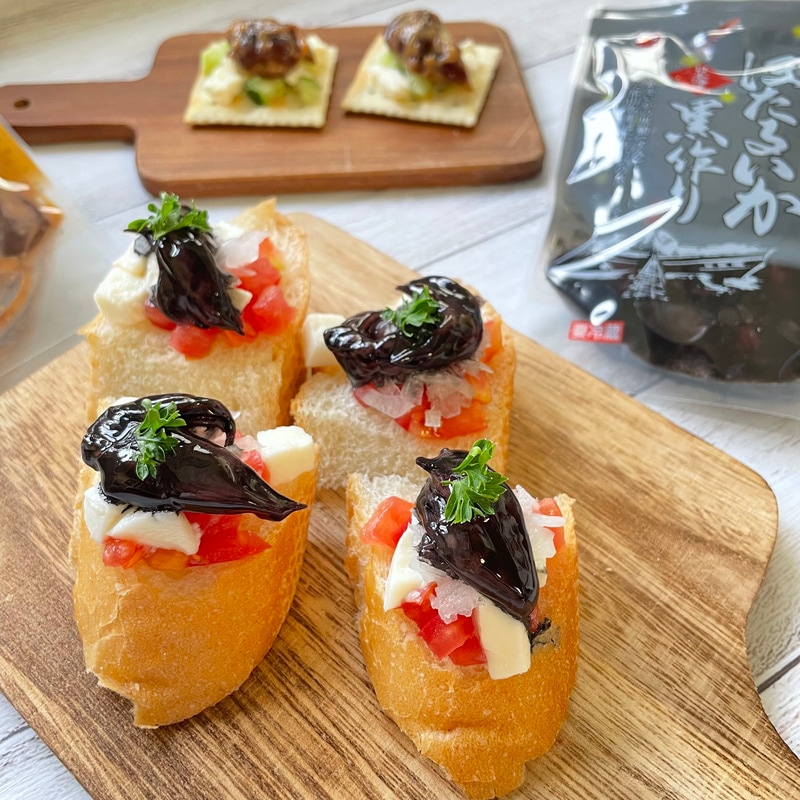 ほたるいか黒作り100g(HQ-P) | ほたるいか | かね七オンラインショップ