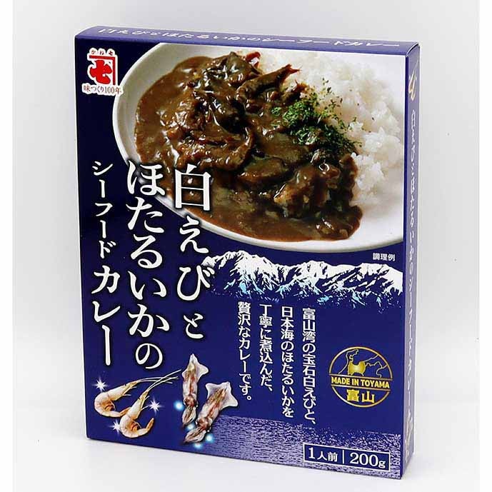 白えびとほたるいかのシーフードカレー1人前