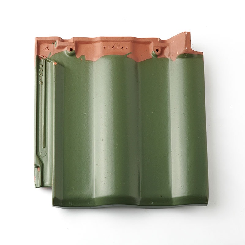 【送料無料】栄四郎瓦 プラウドBB40ハイパーエックス 平板瓦 マットグリーン