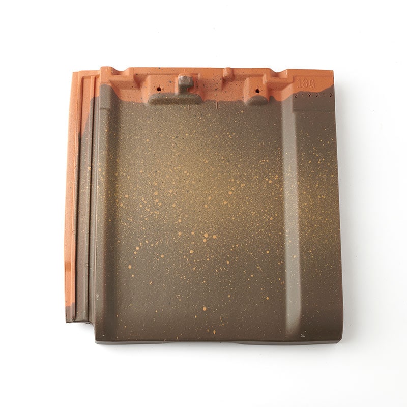 【送料無料】栄四郎瓦 プラウドUU40G 平板瓦 ライトチョコ