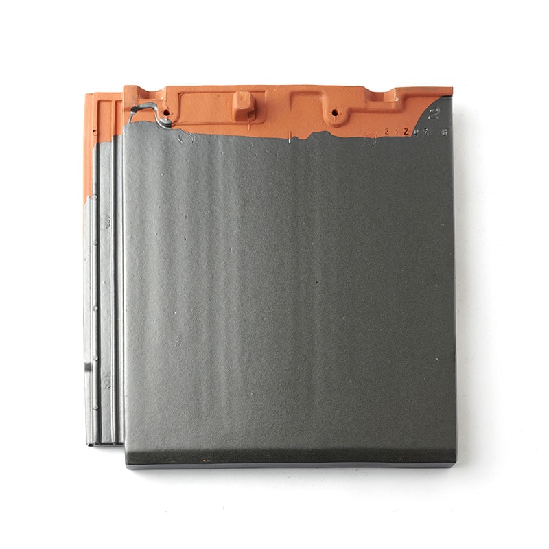 【送料無料】栄四郎瓦 プラウドプレイン 平板瓦 銀黒