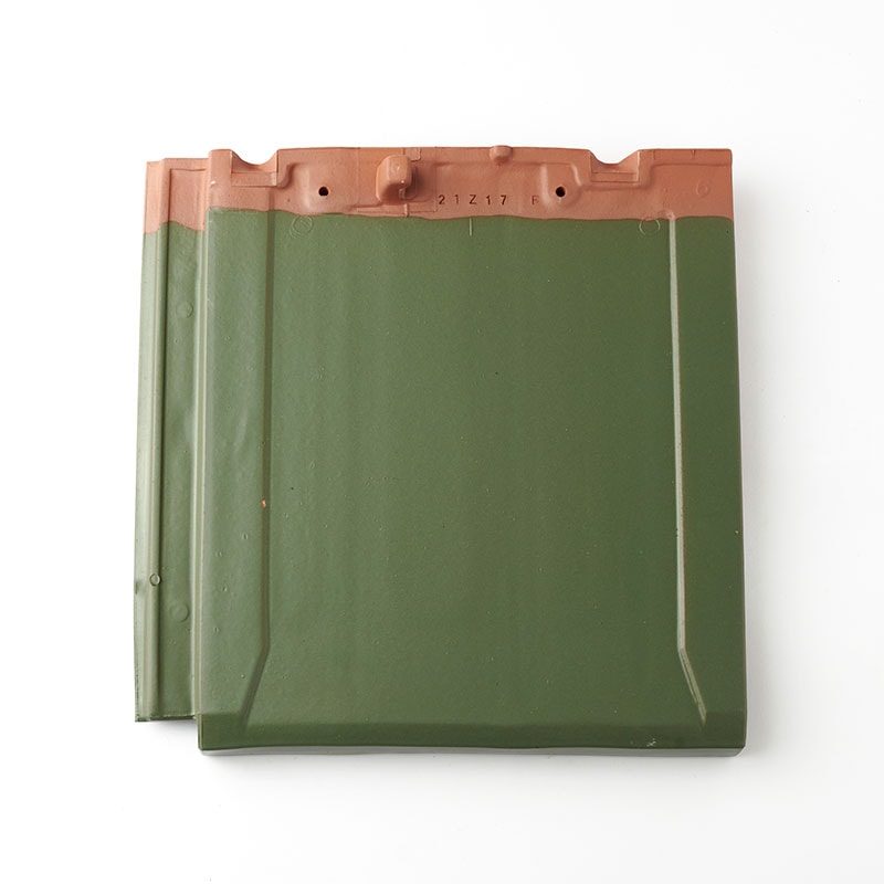 【送料無料】栄四郎瓦 ローマンLL40ハイパーZ 平板瓦 マットグリーン