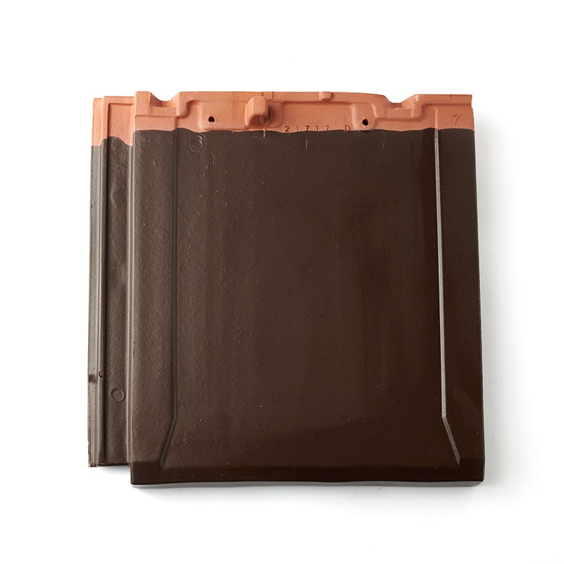 【送料無料】栄四郎瓦 ローマンLL40ハイパーZ 平板瓦 マットブラウン