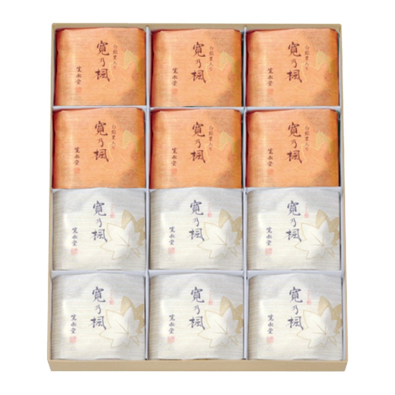 寛乃楓 紅葉 12個入りの数量・のしを指定してのご購入画面へ移動します