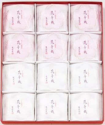 花千歳 12個入り (こし餡6・白こし餡6)の数量・のしを指定してのご購入画面へ移動します