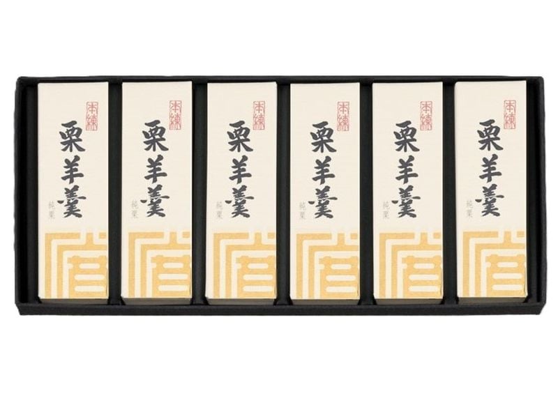 栗羊羹 純栗 6個入りの数量・のしを指定してのご購入画面へ移動します