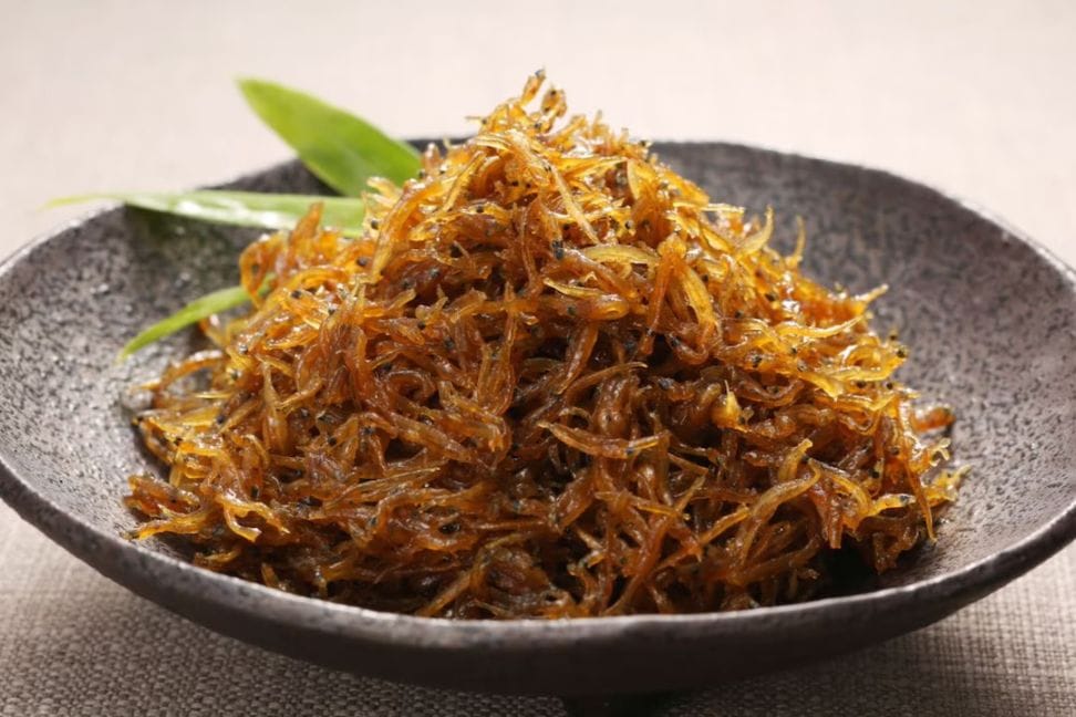 北海道日本海産　生たきしらす佃煮　70g　中サイズ(パック)