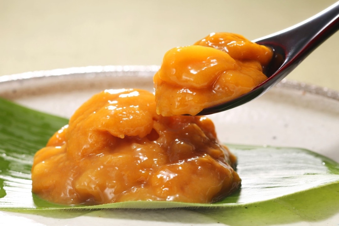 北海道産　一夜漬純粒うに　エゾバフンウニ(赤)　60g(ビン・化粧箱)