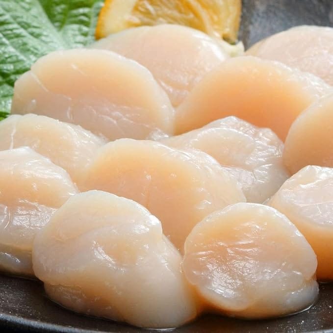 北海道産　生冷凍ほたて貝柱　200g　　2Sサイズ(1kg/36～40個)  数量限定！