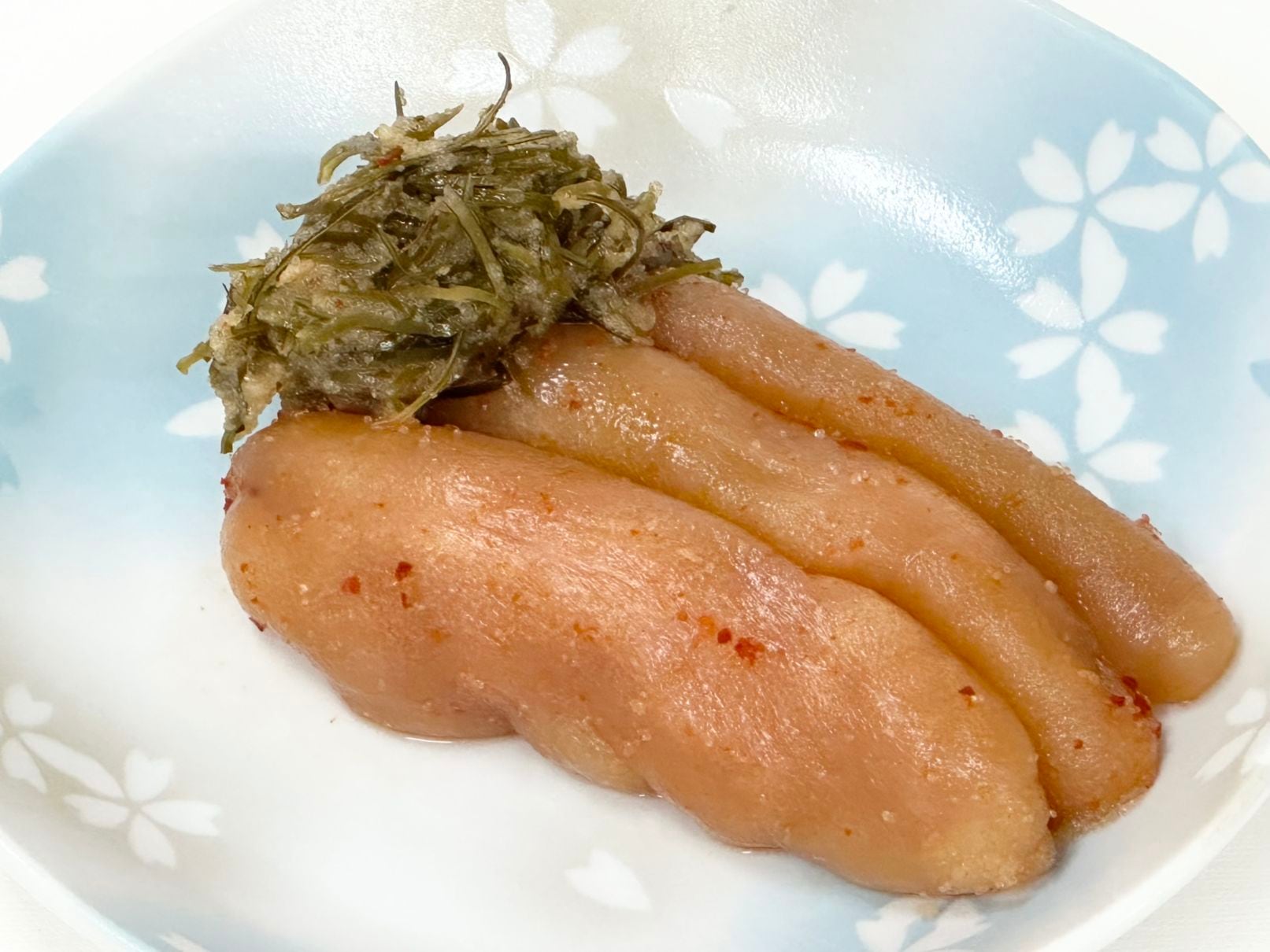 北海道産　無着色　昆布入り明太子　100g(明太子80g/昆布20g)