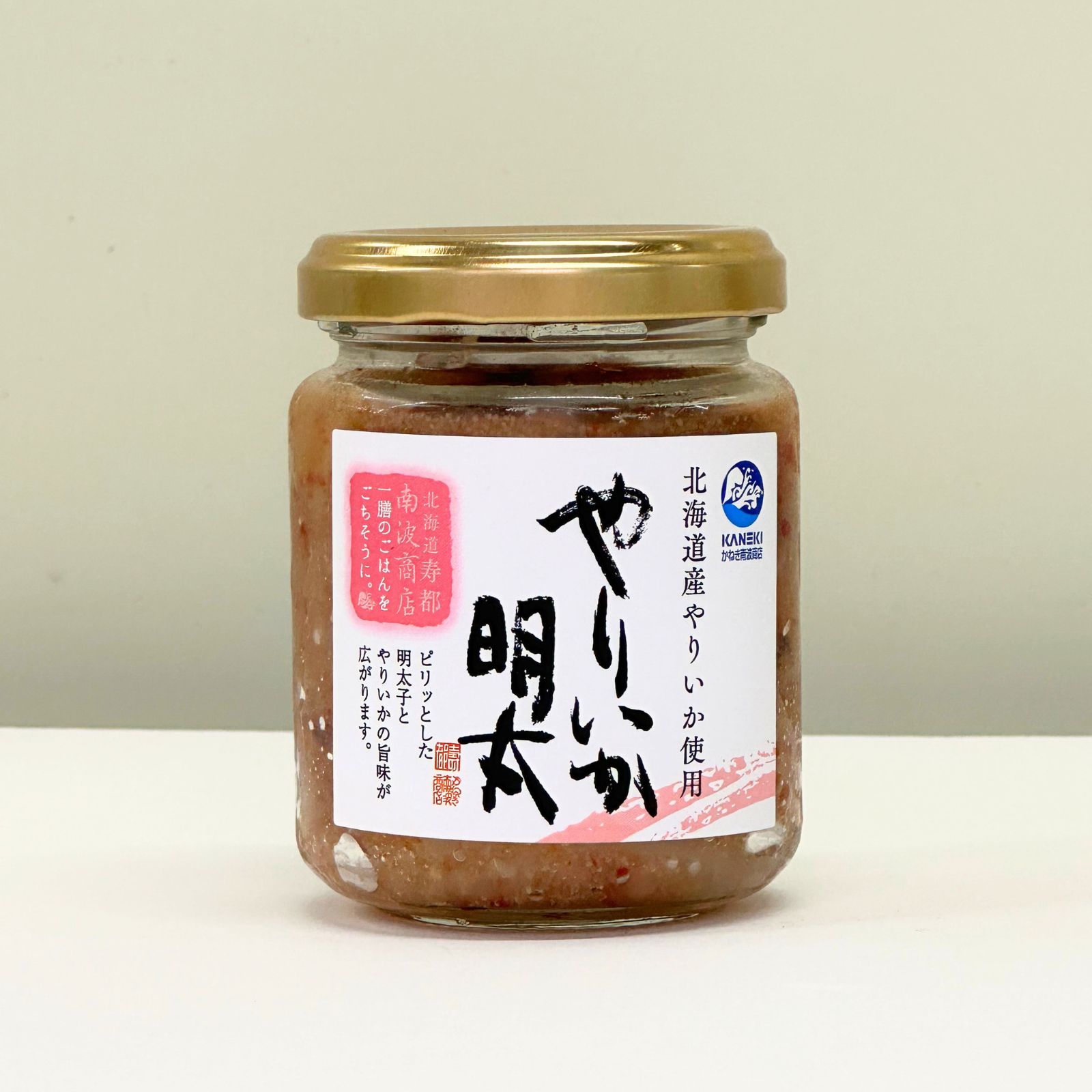 北海道産　無着色　やりいか明太　120g(ビン・化粧箱無)