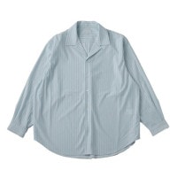 soldout46G Atmosphere Stripe Open Collar Shirt