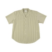 46G Atmosphere Stripe Open Collar SS Shirt