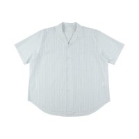 46G Atmosphere Stripe Open Collar SS Shirt