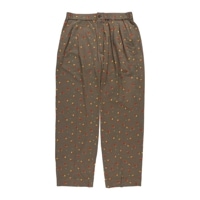 36G Linen Sucker Flower Easy Pants