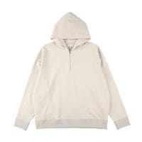 28G Cupro Half Zip Hoodie