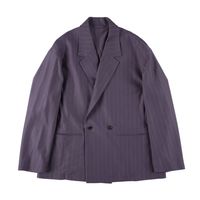 36G Wool Stripe Double Jacket