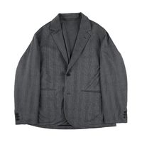 28G Loop Yarn Glen Check 2B Jacket