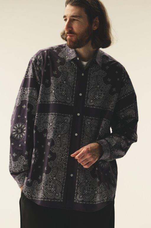 46G Atmosphere PHIL. Bandana Print Shirt