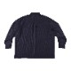 High Gauge Milled Wool Stripe Square Shirt