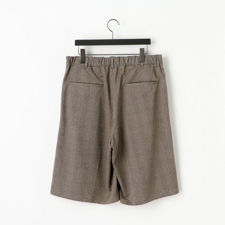 28G Loop Yarn Glen Check Shorts