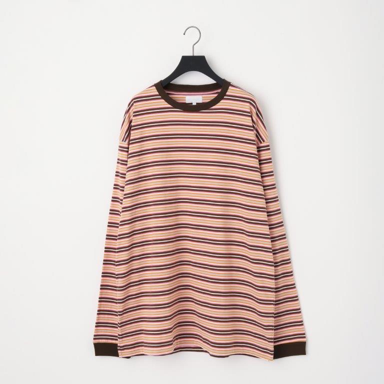 36G Multi Border L/S Tee