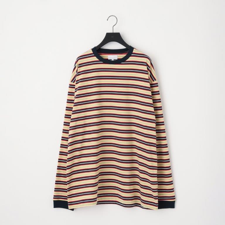 36G Multi Border L/S Tee