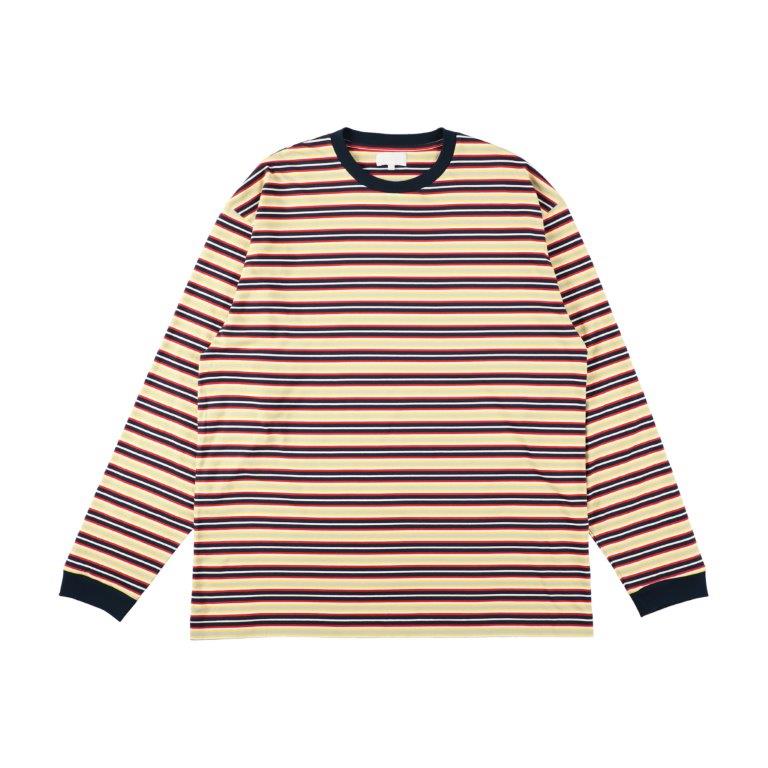 36G Multi Border L/S Tee