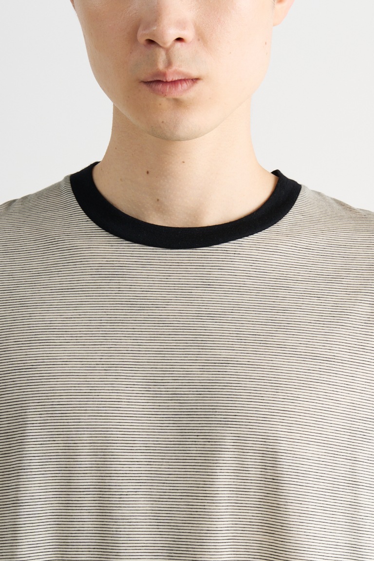 36G Wool Stripe SS Tee