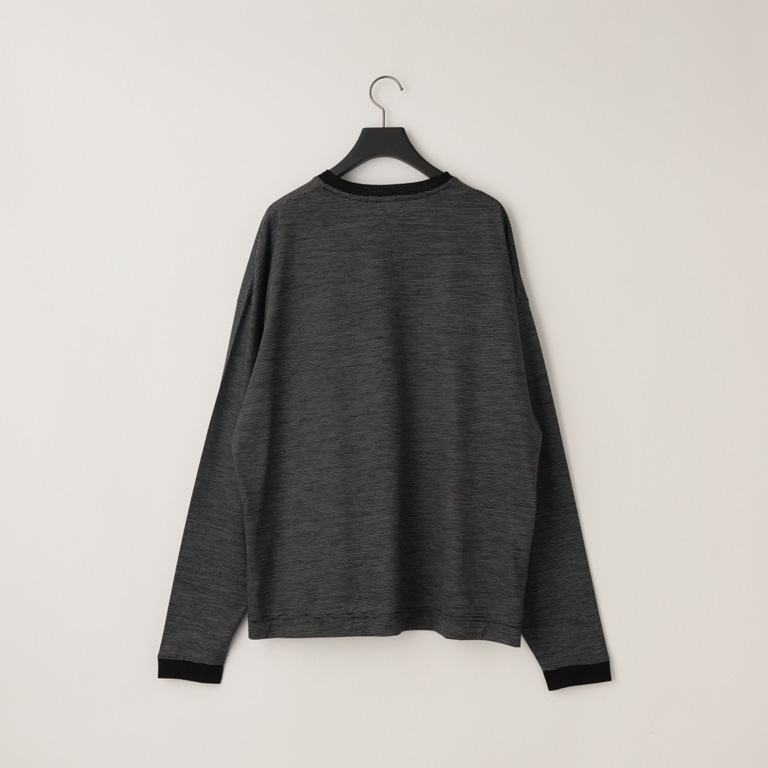 32G Wool Stripe LS Tee