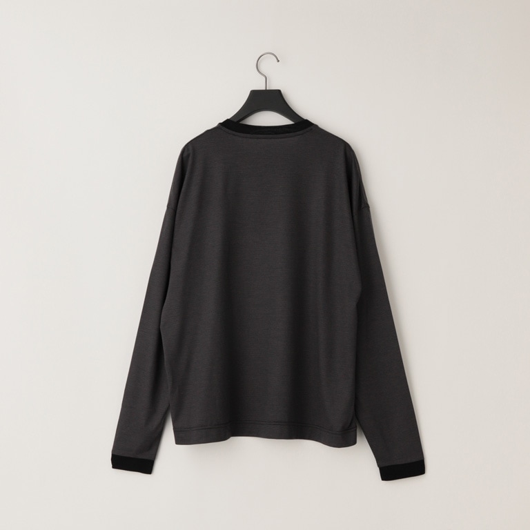 32G Wool Stripe LS Tee