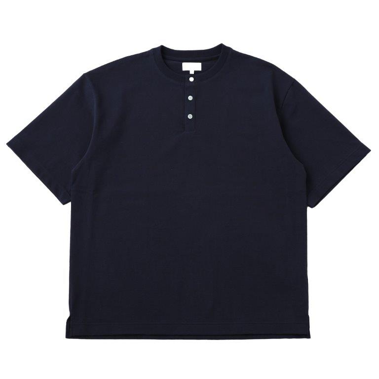 22G Air Spinning Henley SS Tee