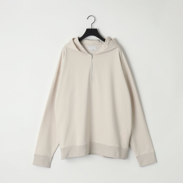 28G Cupro Half Zip Hoodie