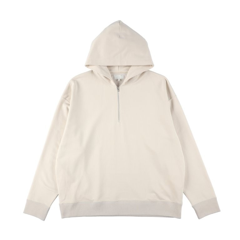 28G Cupro Half Zip Hoodie