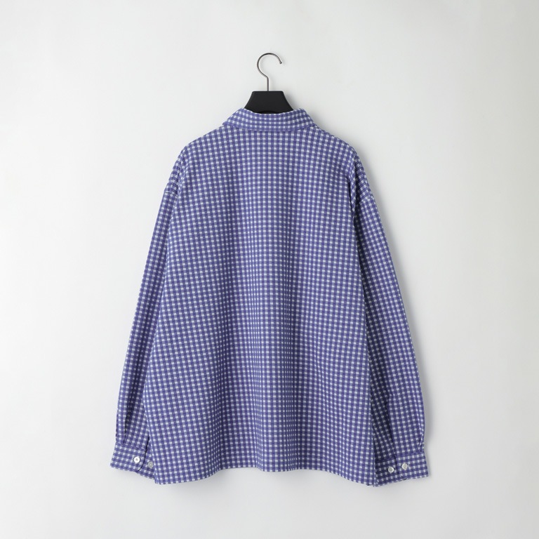 【soldout】36G Wool Check Balise Shirt