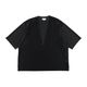 28G Silk Ramie Glittery Stripe SS Tee