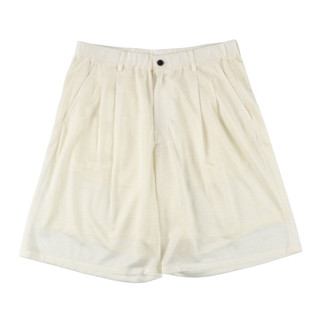28G Silk Ramie Tuck Easy Shorts