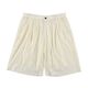 ��soldout��28G Silk Ramie Glittery Stripe Tuck Easy Shorts