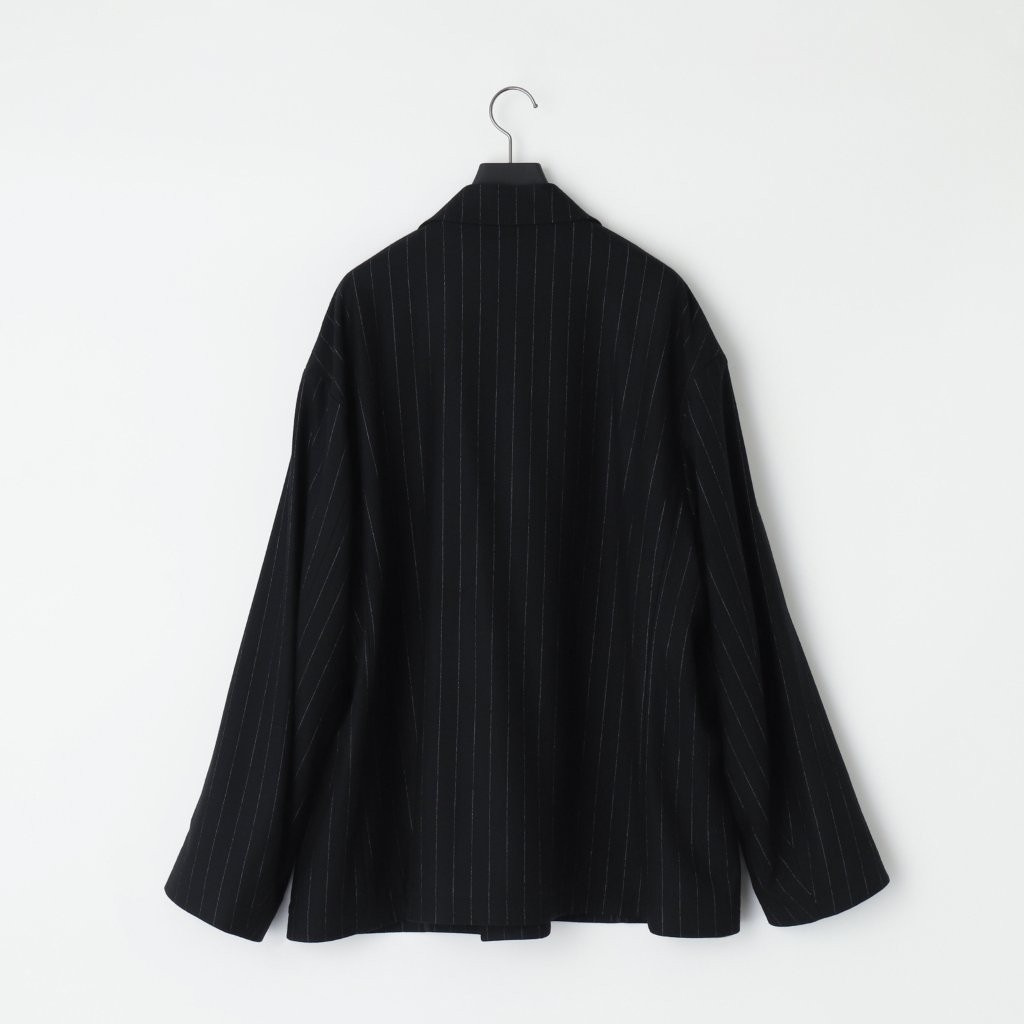 36G Wool Stripe Double Jacket