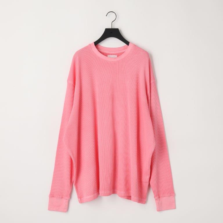 soldout18G Heavy Weight Garment Dye L/S Waffle