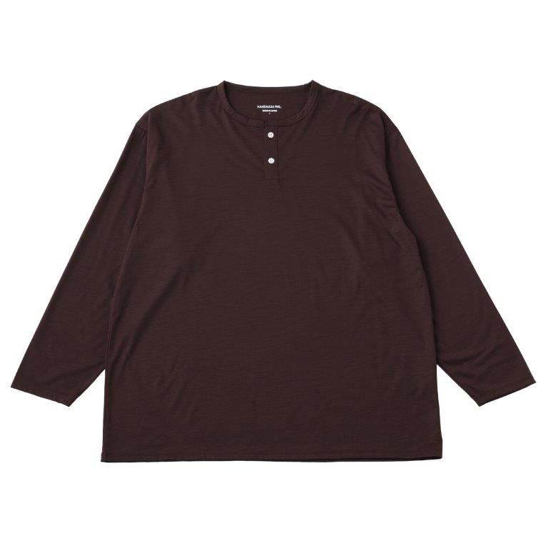 soldout36G Wool Henley Silky LS Tee