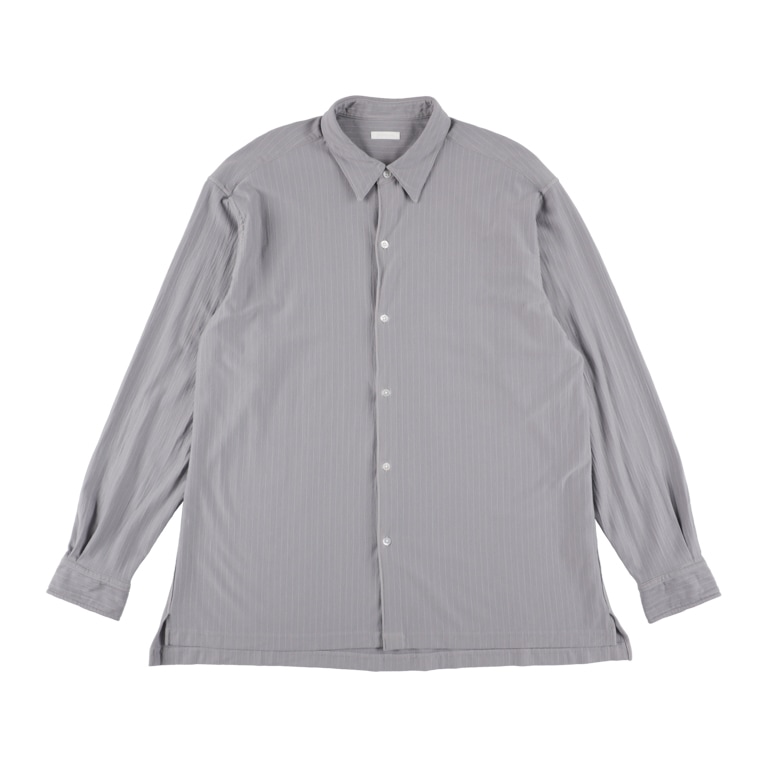 36G Wool Fulling Stripe Ideal Shirt