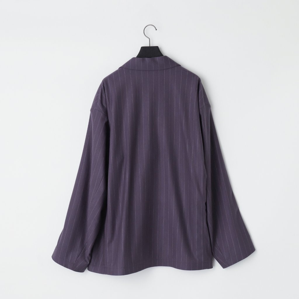 36G Wool Stripe Double Jacket