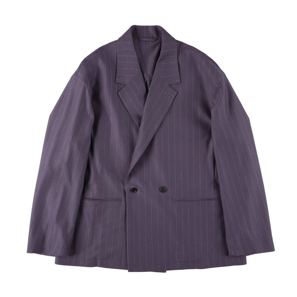 36G Wool Stripe Double Jacket
