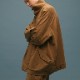 ARCHIVE SALE 30%OFFHigh Gauge Milled Wool Loose Fit Drizzler Jacket