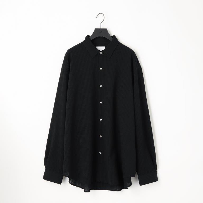 36G Linen Sucker Atmosphere L/S Shirt