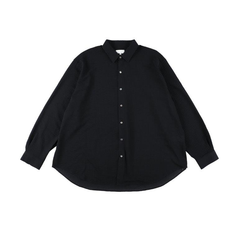 36G Linen Sucker Atmosphere L/S Shirt