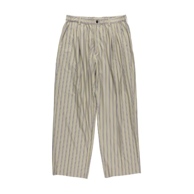 46G Stripe Tuck Easy Pants