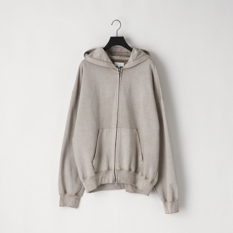 36G Fine Sweat Zip Hoodie